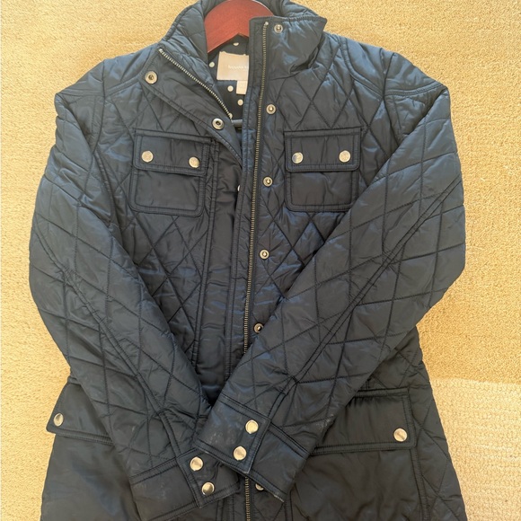 Banana Republic Quilted Utility Jacket - Dark Blue - Picture 1 of 3